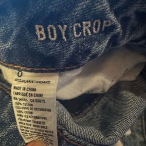 American Eagle Outfitters Boy Crop Jeans - Blue
